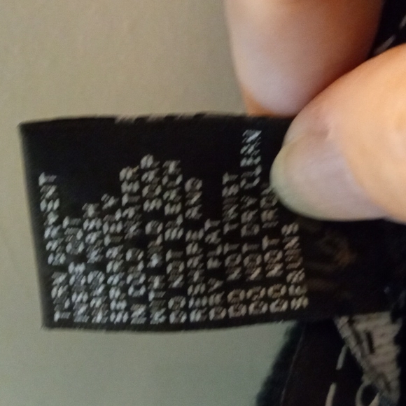 Med black top with faux sweater with hook/eye, beaded, flawless, versattile.. - Picture 3 of 8